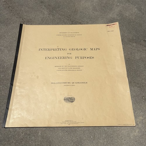 1953 vtg original usgs - original,