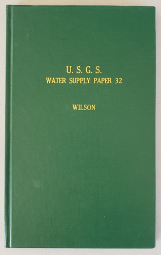 1899 usgs water supply paper - 1899,