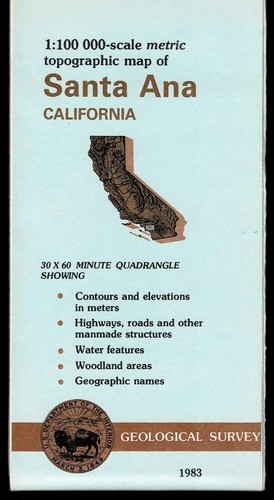 Usgs metric topographic santa - usgs, topographic: